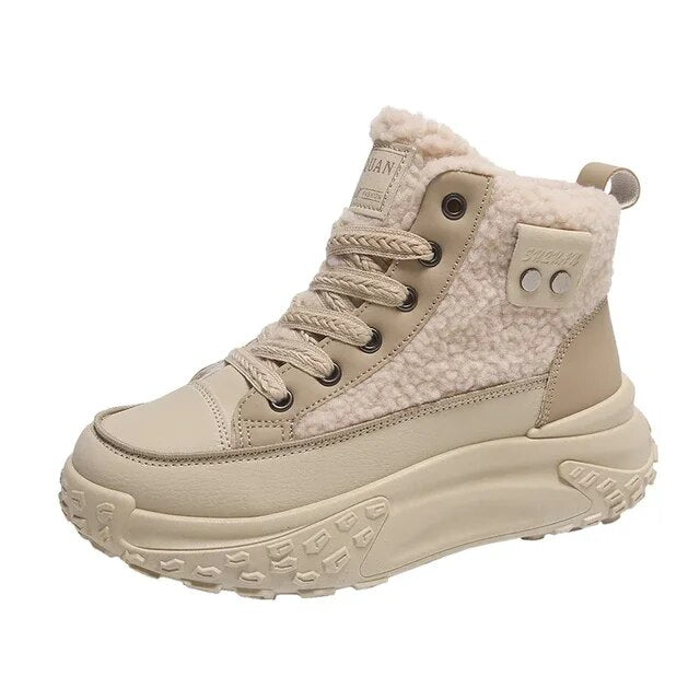 W&W Mode | Schneestiefel Für Frauen Mit Dicker, Warmer Sohle