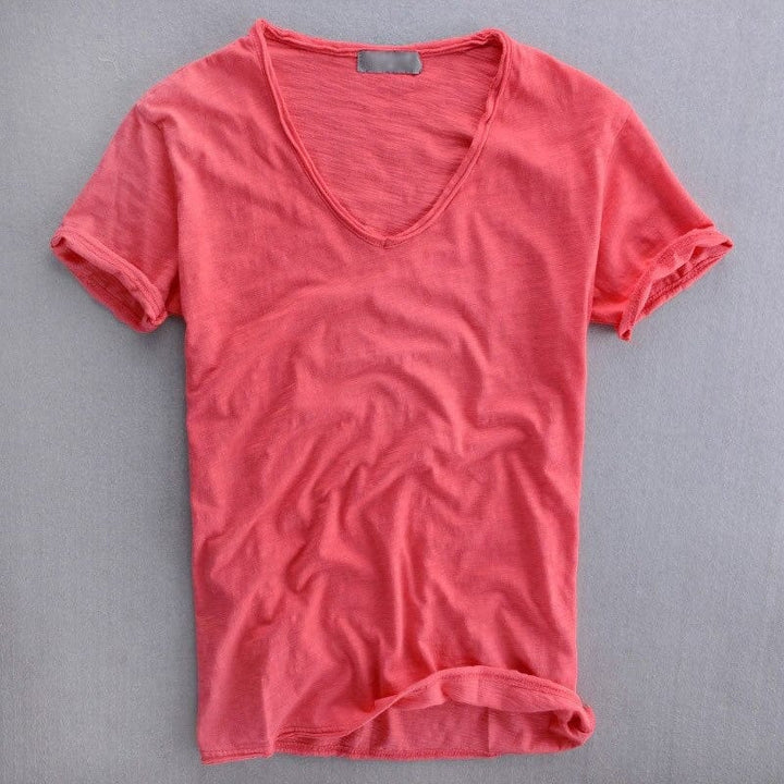 W&W Mode | Herren T-shirt Klassisches Slim Fit Shirt Aus Weichem Material