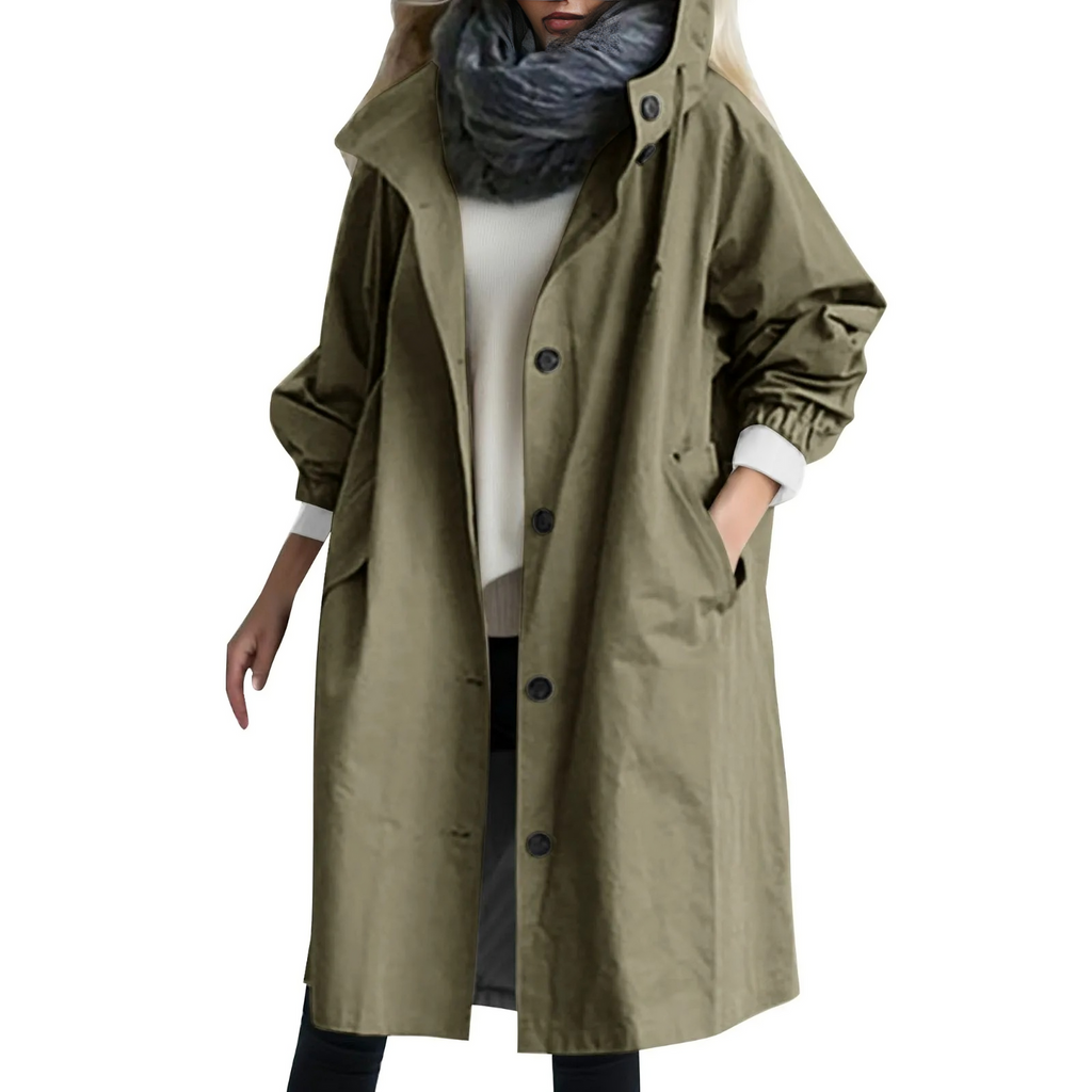 WW | Damen Trenchcoat mit Kapuze