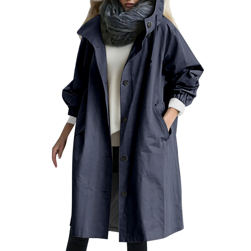 WW | Damen Trenchcoat mit Kapuze