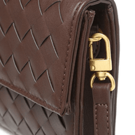 WW | Luxuriöse Gewebte Handtasche Mit Goldverschluss