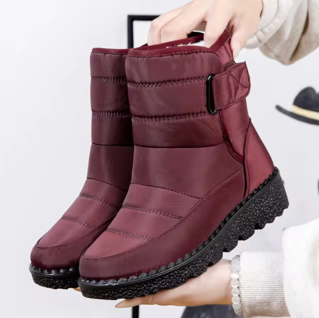 Rutschfeste, wasserdichte Winter-Schneestiefel