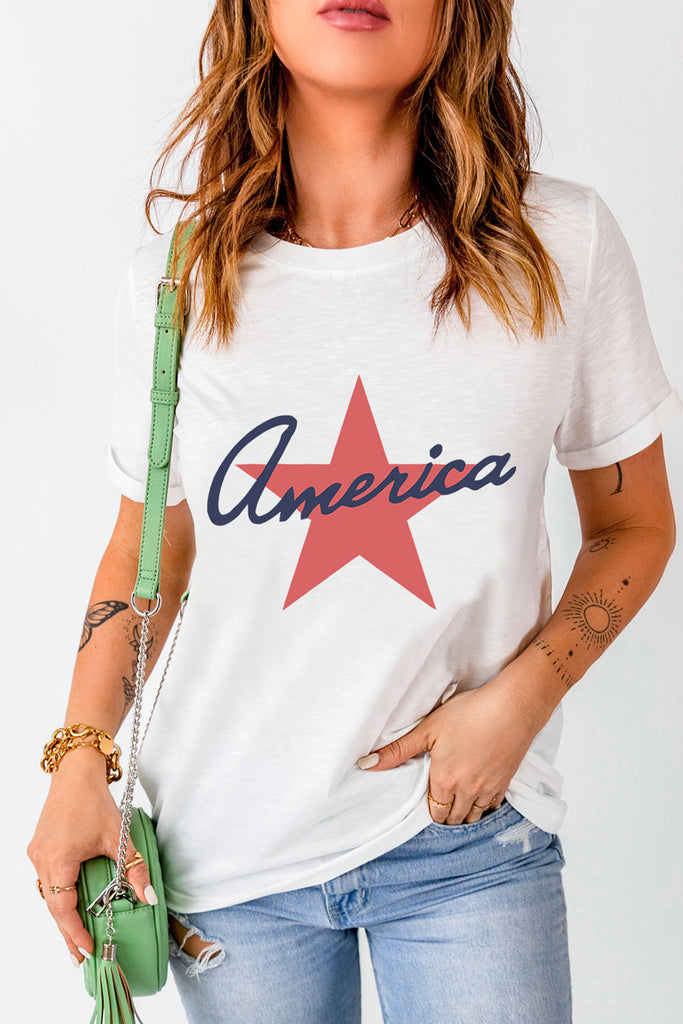WW | Star Rundhals Kurzarm T-Shirt