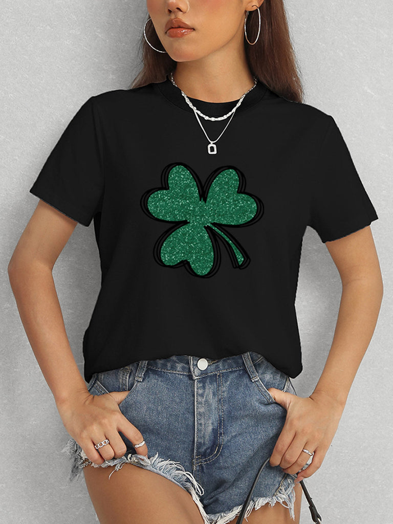 WW | Lucky Clover Rundhals T-Shirt