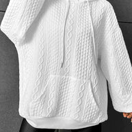 Kathryn™ - Übergroßer Pullover mit Kapuze und Kordelzug mit Kordelzug