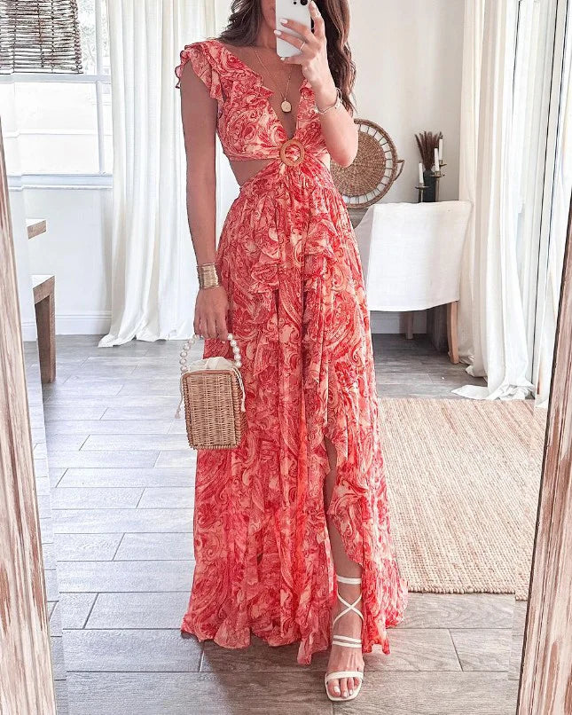 WW - Rüschenkleid mit Schlitz