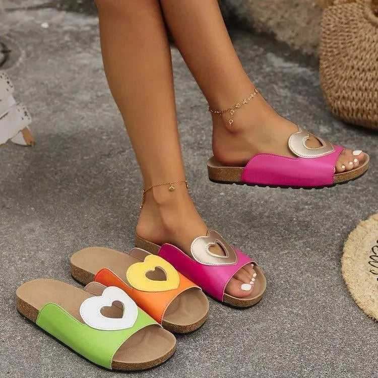 W&W Mode | Sandals Love with Heart Shape Design