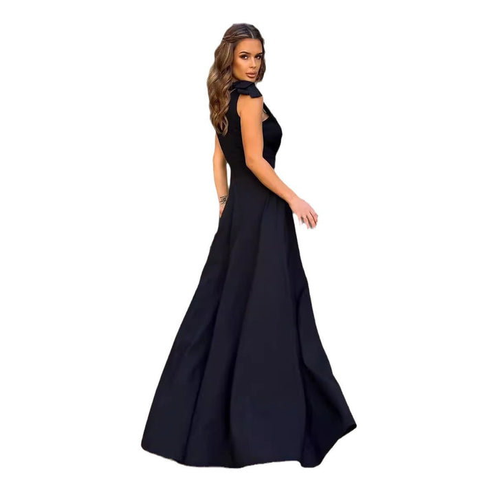 W&W Mode | Abendkleid Langer Plissierter Einfarbiger