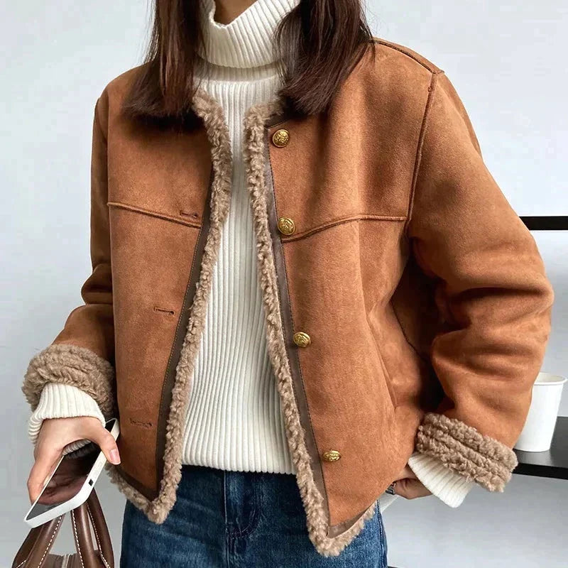W&W Mode | Weiche Jacke aus Lammwolle
