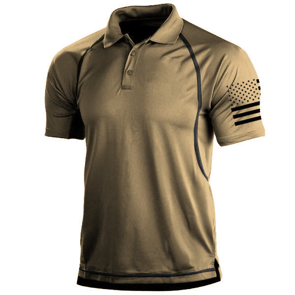 WW | Lockeres Herren Poloshirt Mit Kurzem Ärmel