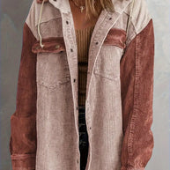 WW | Farbblock Hoodie Jacke für Damen | Perfekt für Herbst und Winter
