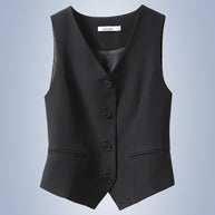 WW | Einfarbige Temperament Weste für Frauen