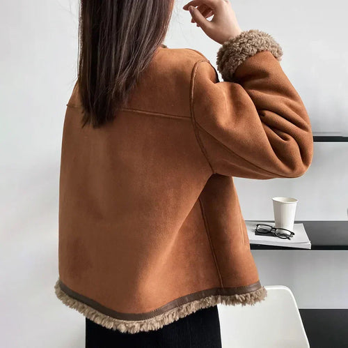W&W Mode | Weiche Jacke aus Lammwolle