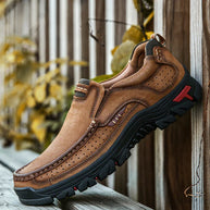 WW | Herren-Laufschuhe aus Leder, leicht, atmungsaktiv, Freizeitschuhe zum Hineinschlüpfen