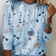 WW | T-shirt Mit Blumendruck Und Rundhalsausschnitt Für Den Frühling
