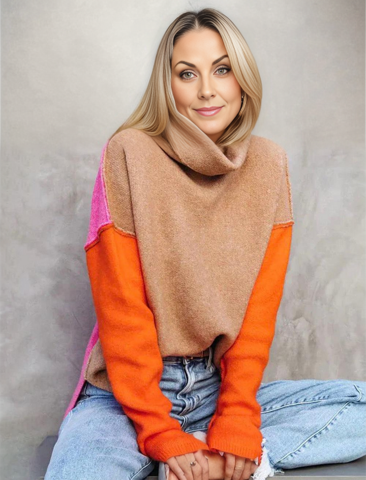 W&W Mode – Farbblockpullover im Wintertrend