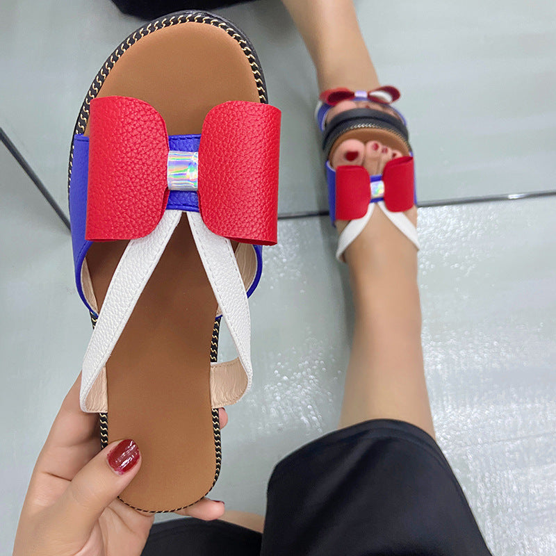 WW | Flyslide Pantoffel Mit Schmetterlingsdesign