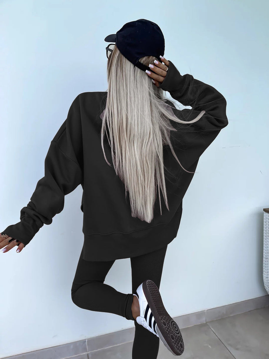 WW | Damenanzug Im Lockeren Stil Mit Langen Ärmeln – Winterset