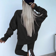 WW | Damenanzug Im Lockeren Stil Mit Langen Ärmeln – Winterset