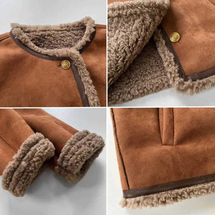 W&W Mode | Weiche Jacke aus Lammwolle