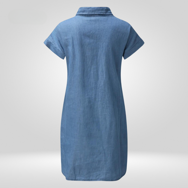 W&W Mode | Elegantes Denim Kleid