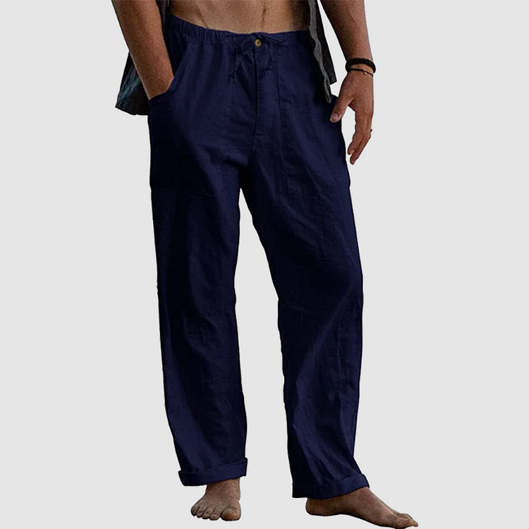 WW | Lässige Leinenhose mit Kordelzug