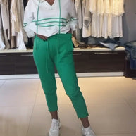 WW | Set aus gestreifter Hose und Kapuzenjacke