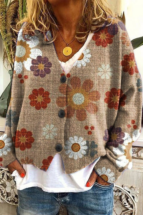 WW | Bedruckte Boho-Weste im Vintage-Stil