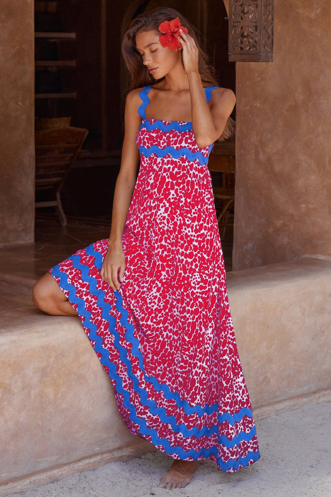 WW | Wellen Maxi Kleid