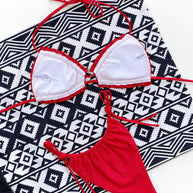 WW | Rüschentrill Halterneck Bikini Set