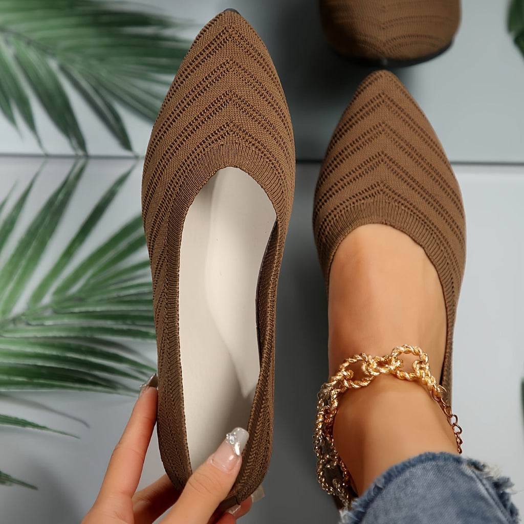 WW | Bequeme Rutschfeste Schuhe mit Spitzer Zehe und Atmungsaktivem Gestaltung