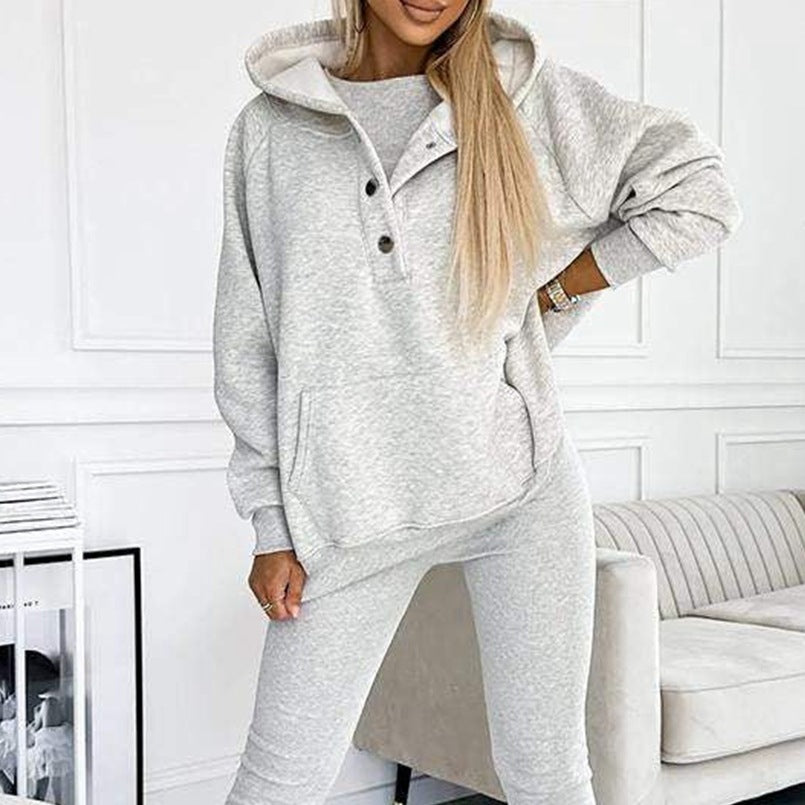 W&W Mode | 3-Teiliges Damen-Sportset Für Herbst Und Winter