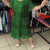 WW | Stilvolles Kleid Mit Feiner Spitzenverzierung