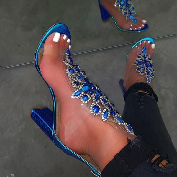 WW | High Heels mit Juwelen