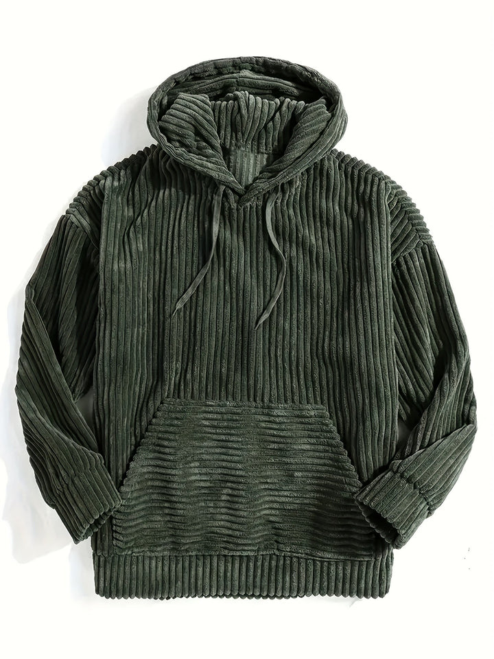 W&W Mode | Pullover Mit Kapuze Aus Cord