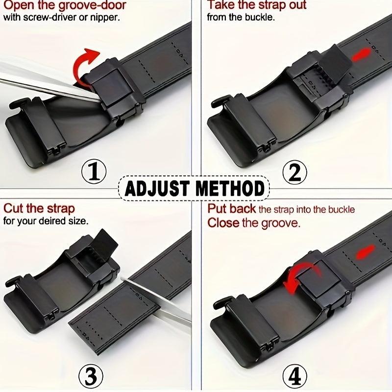 WW | Stilvoller Echtes Leder Rindsleder Gürtel