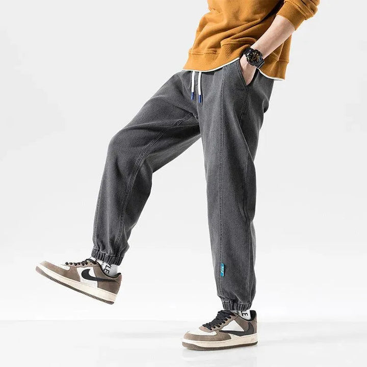 W&W Mode | Modische Plus-Size-Herren-Jeans mit Knöchelbindung