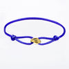 Saphirblau Seil Gold