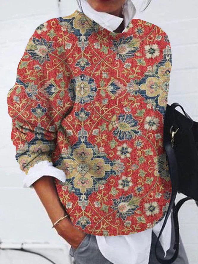 W&W Mode - Eleganter Pullover mit Druck