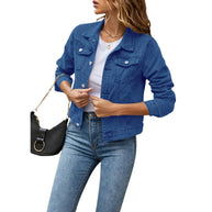 WW | Sommerjeansjacke mit Knöpfen für Damen