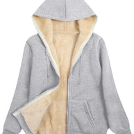 WW | Warme und weiche Kapuzenjacke für Damen | Perfekt für den Winter
