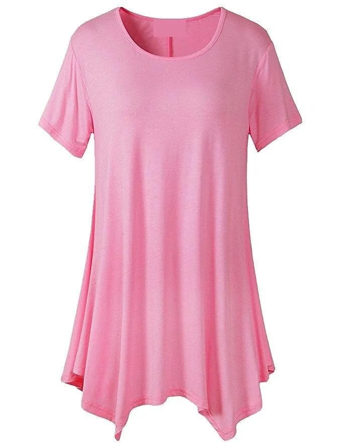 WW | Sommerliches Loose Fit T-shirt Mit Kurzen Ärmeln