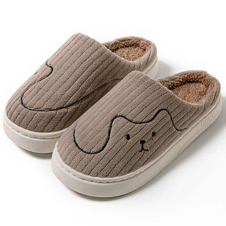 W&W Mode | Pantoffeln - Damen Hausschuhe mit süßem Tiermotiv und weichem Futter