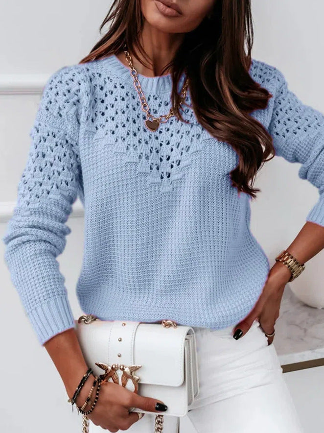 WW | Eleganter Hohlsaum Pullover
