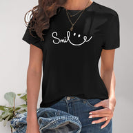 WW | Smile Rundhals Kurzarm T-Shirt