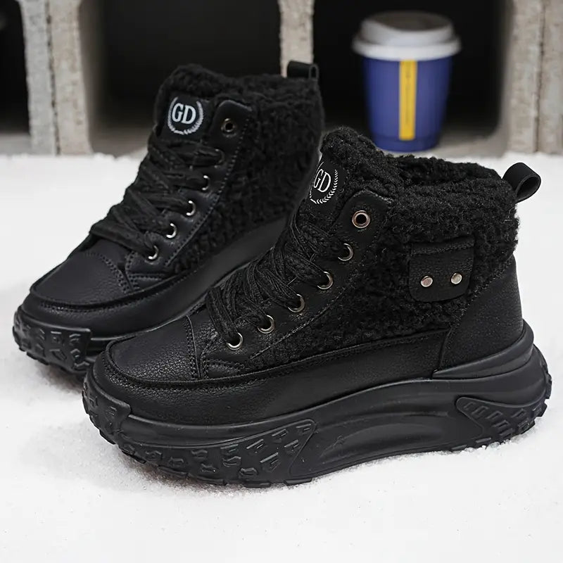 WW – Wasserdichte Plüsch-Stiefeletten