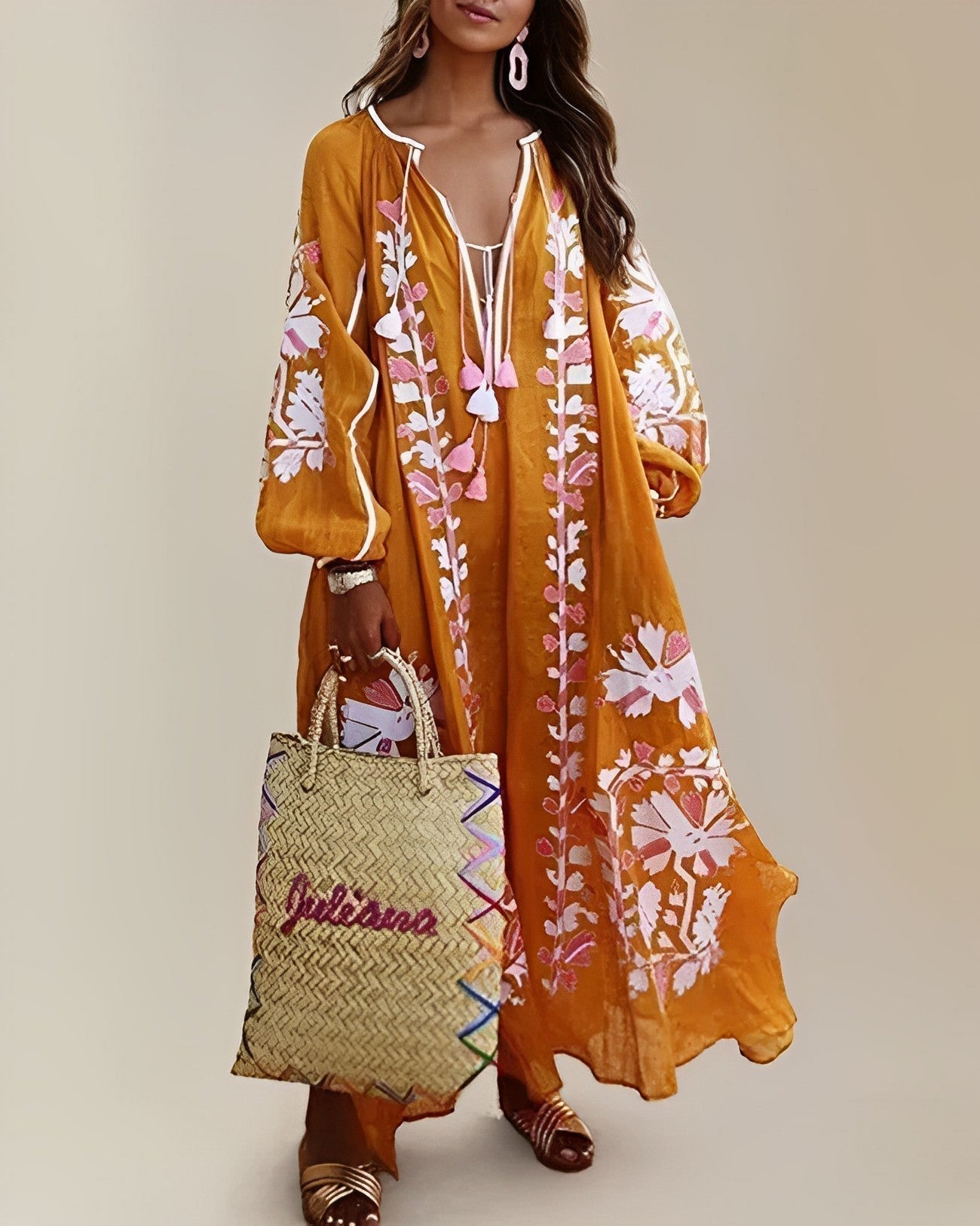 WW | Retro Boho Loose Kleid
