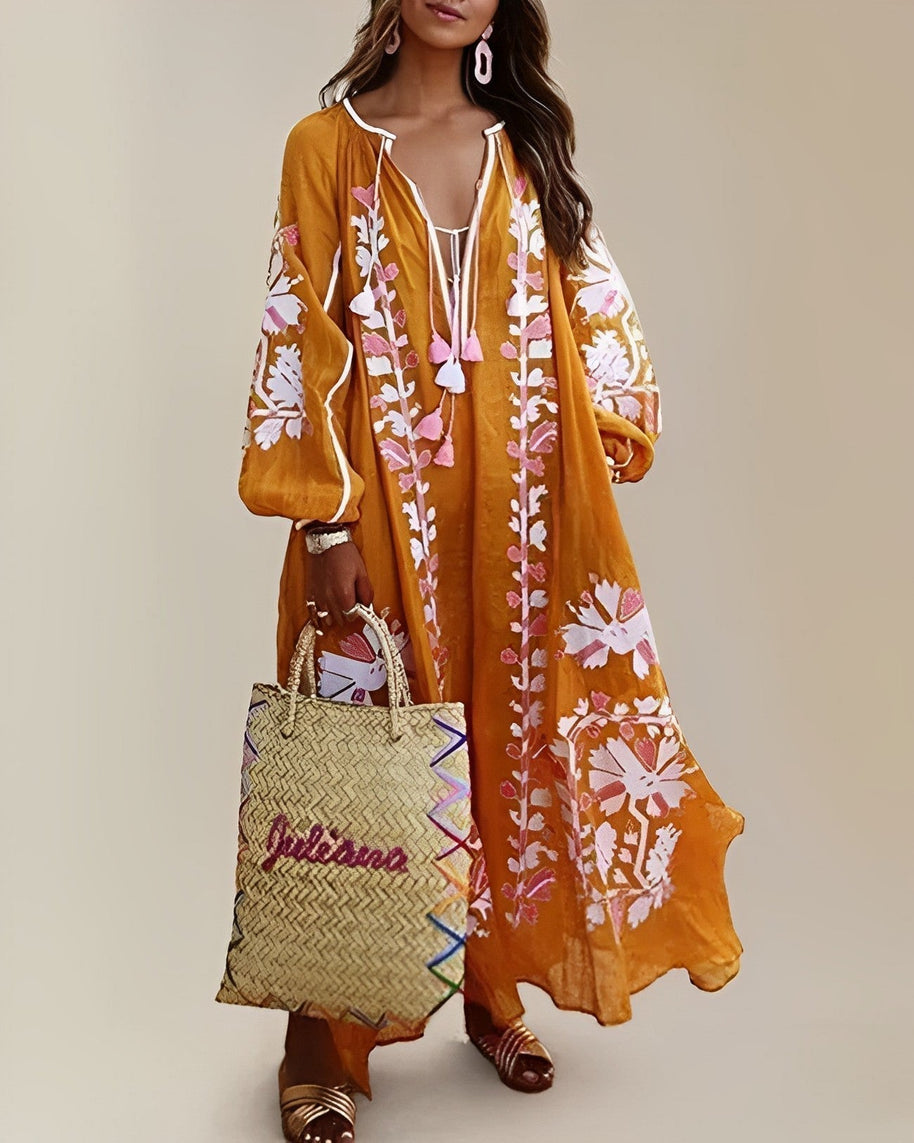 WW | Retro Boho Loose Kleid
