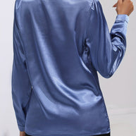 WW | Schicke Herbst Elegante Satin Bluse für Frauen