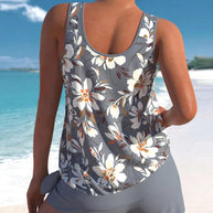 WW | Tankini Badeanzug Stylisches Zweiteiliges Badeanzug-Set
